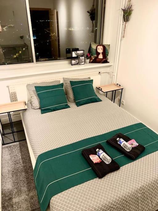 Grand Appartement 2 Chambres 5 Pers Max, Vue Panoramique Avec Parking Mulhouse Bagian luar foto